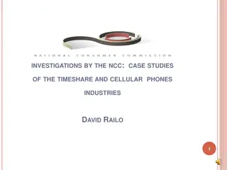 Case Studies of the Timeshare and Cellular Phones Industries