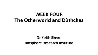The Otherworld and Dr. Keith Skene Biosphere Research Institute