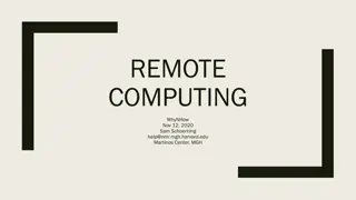 REMOTE  COMPUTING