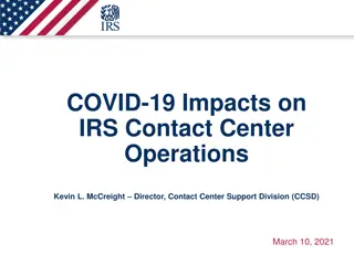 COVID-19 Impacts on IRS Contact Center Operations