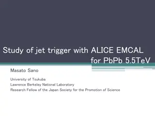 Jet Trigger Study with ALICE EMCAL for PbPb Collisions at 5.5 TeV