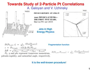 Towards Study of 2-Particle Pt Correlations