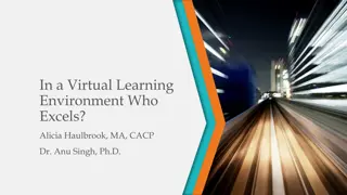 Who Excels in Virtual Learning Environments?