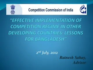 Indian Competition Law Objectives and Achievements