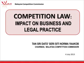 Competition Law Impact on Business and Legal Practice