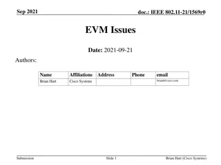 IEEE 802.11-21 EVM Test Procedure Analysis