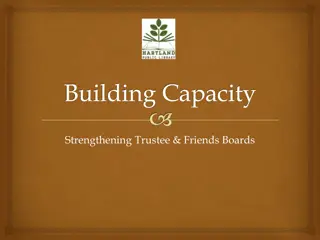 Building Capacity