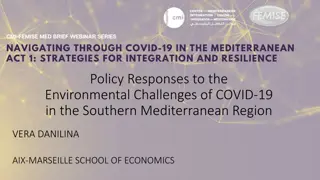 Policy Responses to Environmental Challenges of COVID-19 in the Southern Mediterranean Region