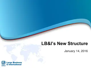 LB&I’s New Structure