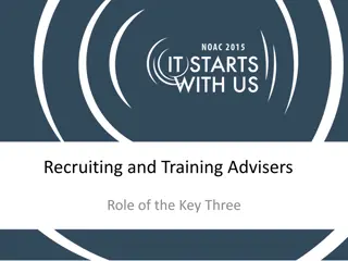 Recruiting and Training Advisers