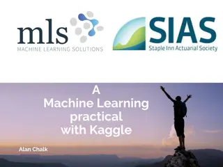 A Machine Learning practical with Kaggle