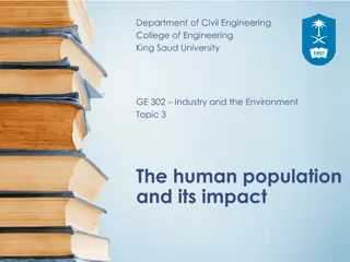 Impact of Human Population Growth on the Environment