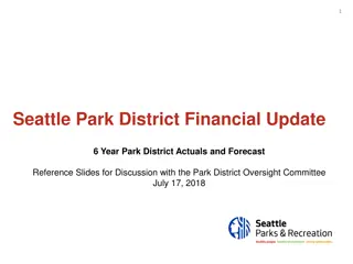 Seattle Park District Financial Update