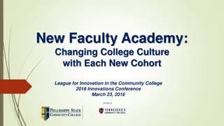 Challenges Faced by New Faculty in a College Environment
