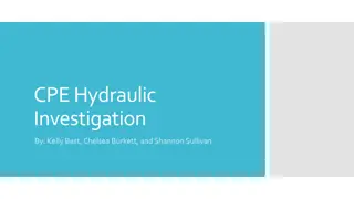 CPE Hydraulic Investigation