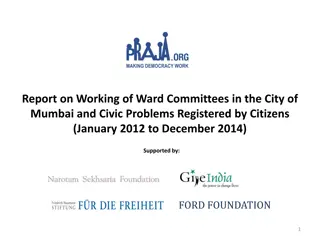 Mumbai Ward Committees Report on Civic Problems