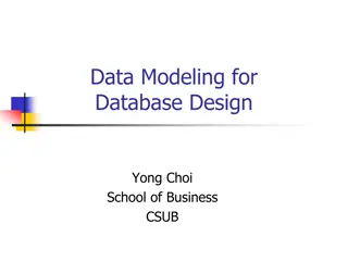 Data Modeling for Database Design Essentials