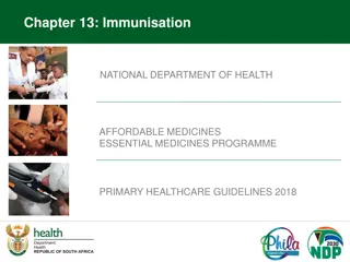 Immunisation Guidelines 2018: Measles and Influenza Vaccination Updates