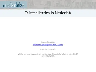 Workshop on Historical Text Enrichment