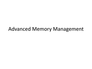 Advanced Memory Management Applications