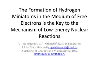 Formation of Hydrogen Miniatoms in Free Electron Medium
