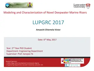 Modeling and Characterization of Novel Deepwater Marine Risers