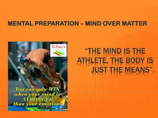 Mental Preparation and Characteristics of Swimmers