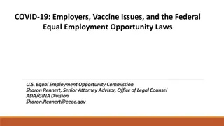 COVID-19 Employers and Vaccine Issues