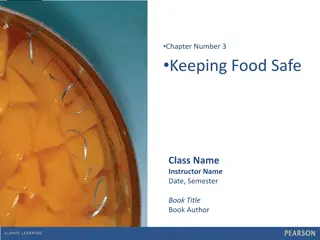 Keeping Food Safe: Prevention of Contaminants