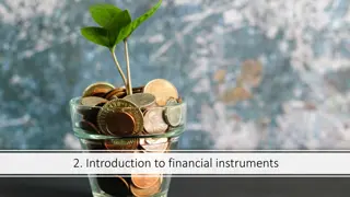 2. Introduction to financial instruments