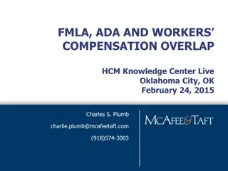 FMLA, ADA, and Workers' Compensation Overlap