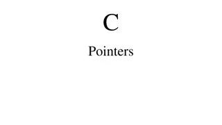 C Pointers and Memory Management
