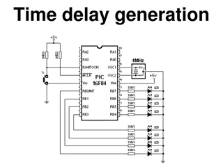Time Delay Generation and 7-Segment Display Counting