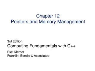 Pointers and Memory Management in C++ Fundamentals