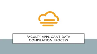 Efficient Faculty Applicant Data Compilation Process