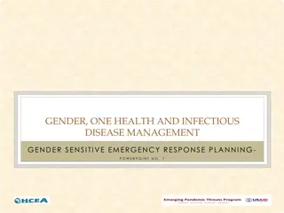 Gender-Sensitive Disease Outbreak Emergency Response