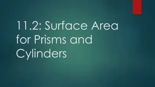 Surface Area and Volume of Prisms and Cylinders