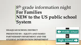 8th Grade Information Night for Families in Issaquah School District