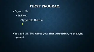 Learn Python Basics: First Program, Atomic Data, and Functions