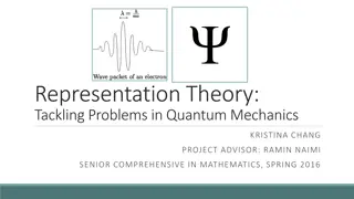 Representation Theory in Quantum Mechanics: Tackling Problems with Symmetry