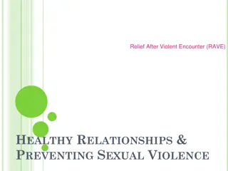 HEALTHY RELATIONSHIPS & PREVENTING SEXUAL VIOLENCE