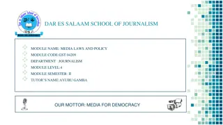 Defamation Laws in Media