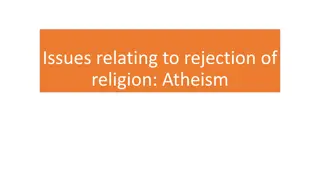 Atheism and New Atheism Issues