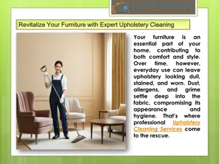 Revitalize Your Furniture with Expert Upholstery Cleaning