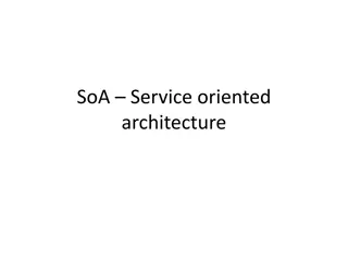SoA- Service oriented architecture