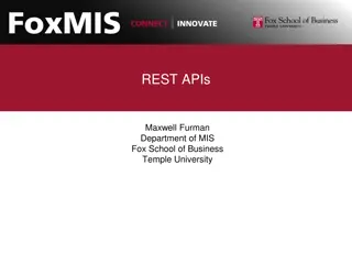 REST APIs