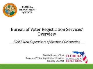 Bureau of Voter Registration Services’