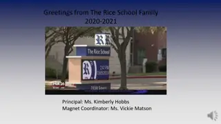 Greetings from The Rice School Family