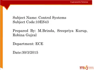 Control Systems and Root Locus Analysis