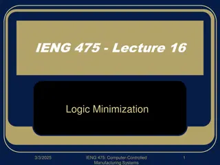 Logic Minimization Techniques in Computer Systems